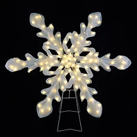 35" Outdoor Twinkling LED Snowflake