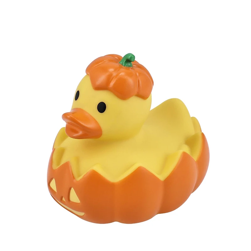 3.75" Jack-O'-Lantern Rubber Duck by Creatology™