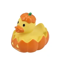 3.75" Jack-O'-Lantern Rubber Duck by Creatology™
