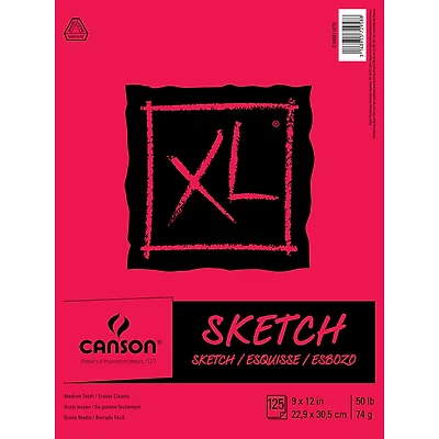 6 Pack: Canson® XL® Sketch Pad, 9" x 12"