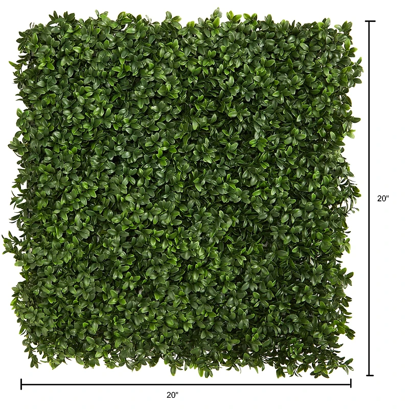 Boxwood Artificial Wall Mats, 2ct.