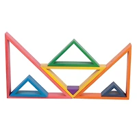TickiT® Wooden Rainbow Architect Triangles