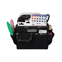 Everything Mary Black & Floral Collapsible Craft Caddy