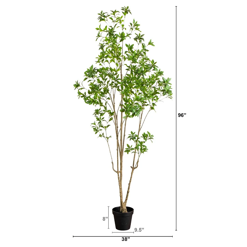 8ft. Artificial Minimalist Japanese Pieris Tree