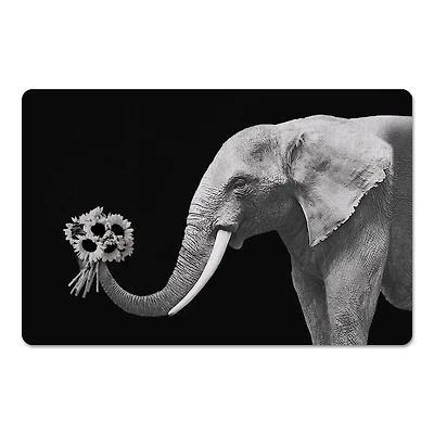 Elephant Bouquet 27" x 18" Floor Mat
