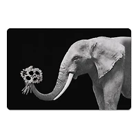 Elephant Bouquet 27" x 18" Floor Mat