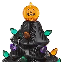 Mr. Halloween 11.6" Black Battery Operated Ceramic Tree