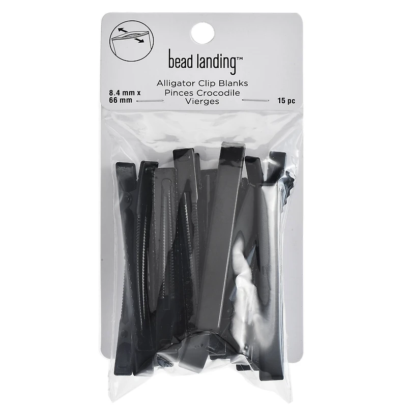 8.5mm Alligator Clip Blanks