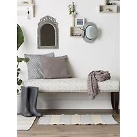 DII® Stonewash Blue Variegated Stripe Recycled Yarn Rug Set, 2ft. x 3ft.