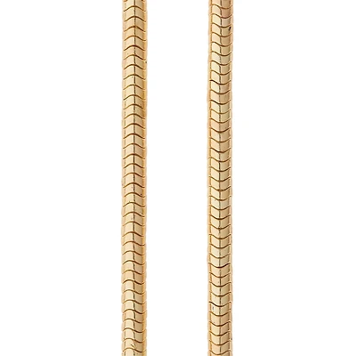 Gold Hematite Wave Beads by Bead Landing®, 6mm