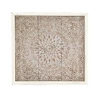 34" Brown Iron Rustic Wall Décor