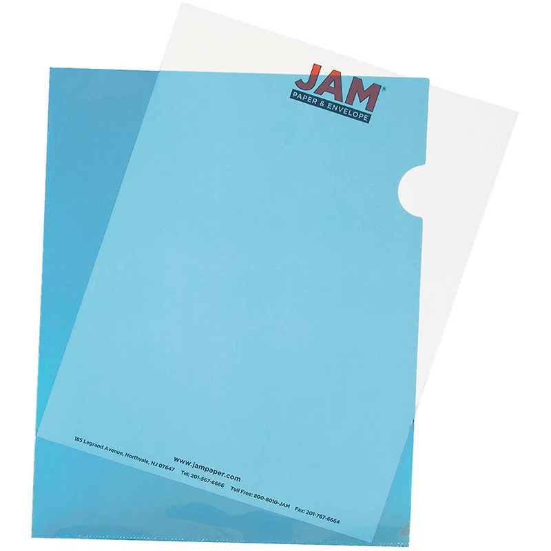JAM Paper 9" x 11.5" Plastic Sleeves