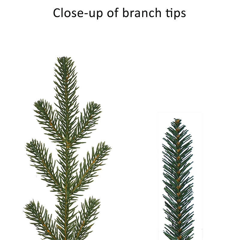 7.5ft. Pre-Lit Utah Artificial Fir Christmas Tree, Clear Lights