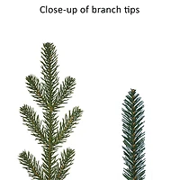 7.5ft. Pre-Lit Utah Artificial Fir Christmas Tree, Clear Lights