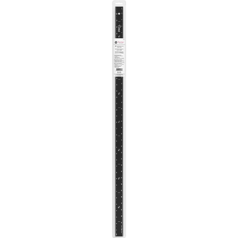 Dritz Home 36" Matte Black Anodized Aluminum Straight Edge