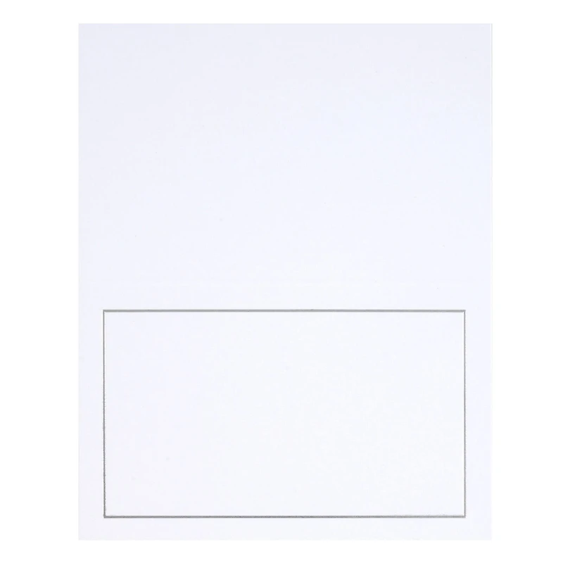 12 Packs: 50 ct. (600 total) Silver Trim Place Cards by Recollections™