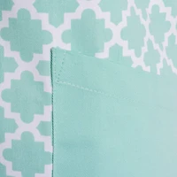DII® Aqua Lattice Print 2-Pocket Apron