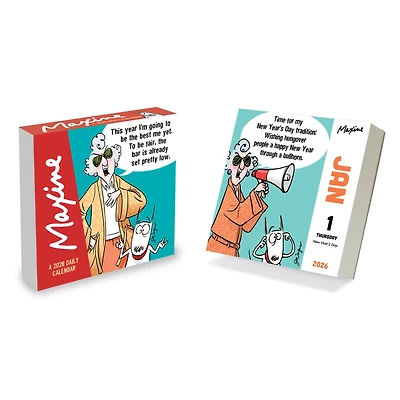 2026 Maxine Daily Desktop Calendar