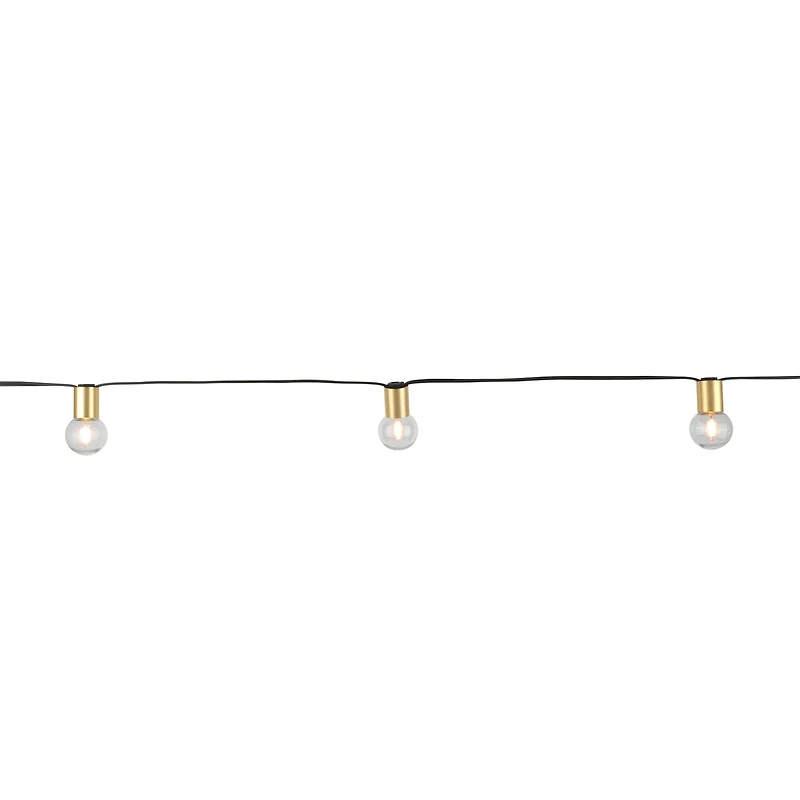 12ct. Gold Globe Warm White LED String Lights by Ashland®