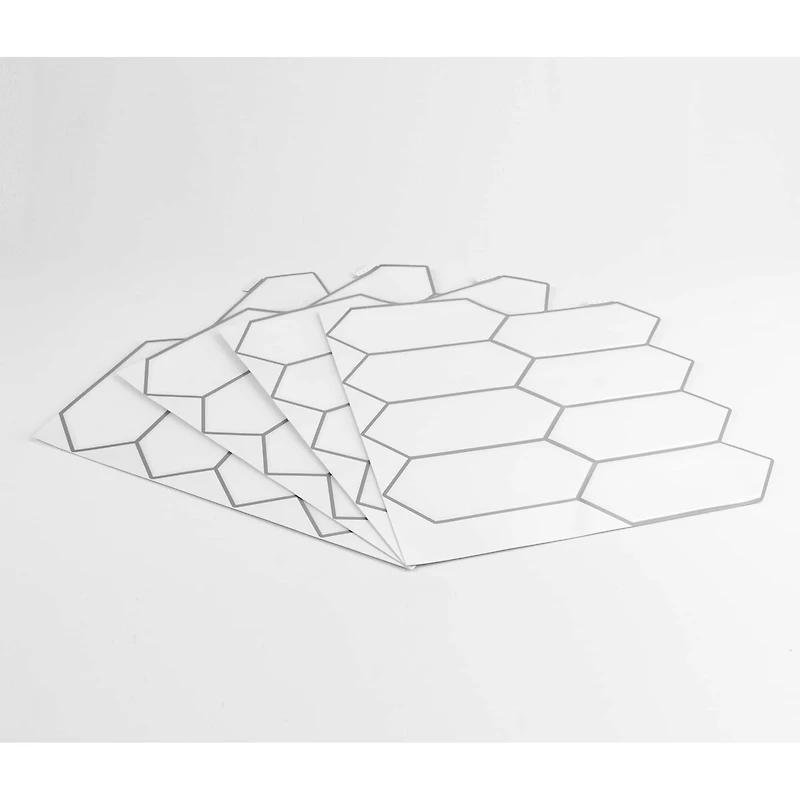 WallPops Rhombus Peel & Stick Backsplash Tiles