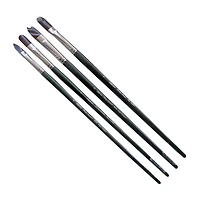 Silver Brush Limited Ruby Satin® 4 Piece Brush Set