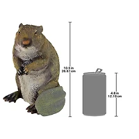 Design Toscano 10" Standing Beaver Outdoor Statue