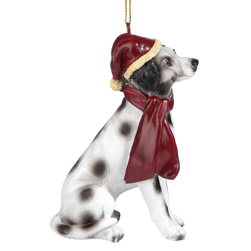 3.5" Dalmatian Holiday Dog Ornament