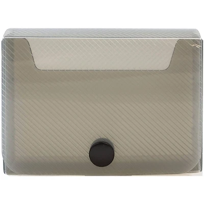 JAM Paper Smoke Plastic Business Card Holder Case