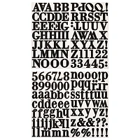 Black Serif Alphabet Stickers by Recollections™