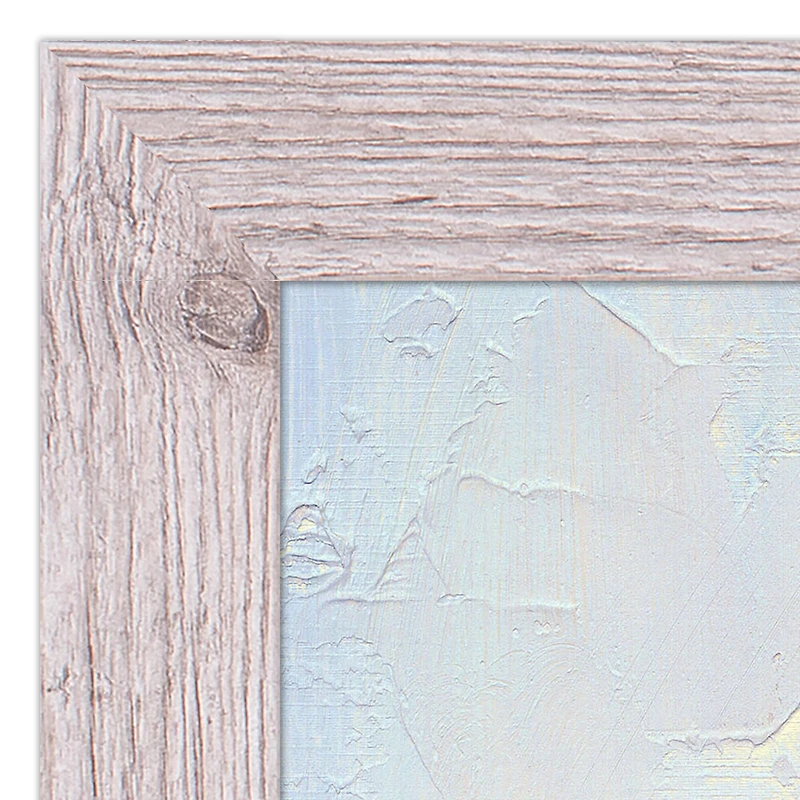 Blush Paint 16" x 24" Western White Framed Print