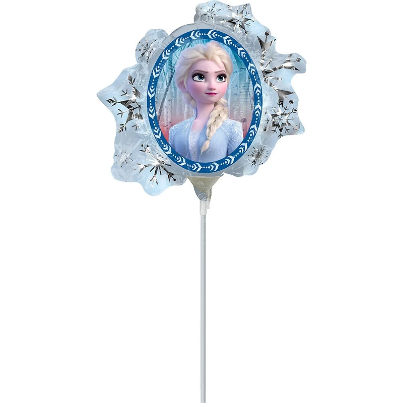 14" Frozen 2 Double-Sided Foil Stick Balloon