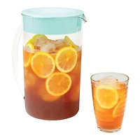 Brentwood 64oz. Blue Iced Tea and Coffee Maker