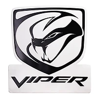 Dodge Viper Embossed Shaped Metal Wall Sign