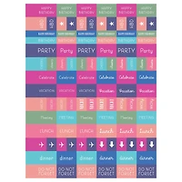 TF Publishing 2024 Fresh Rainbow Medium Weekly Monthly Planner