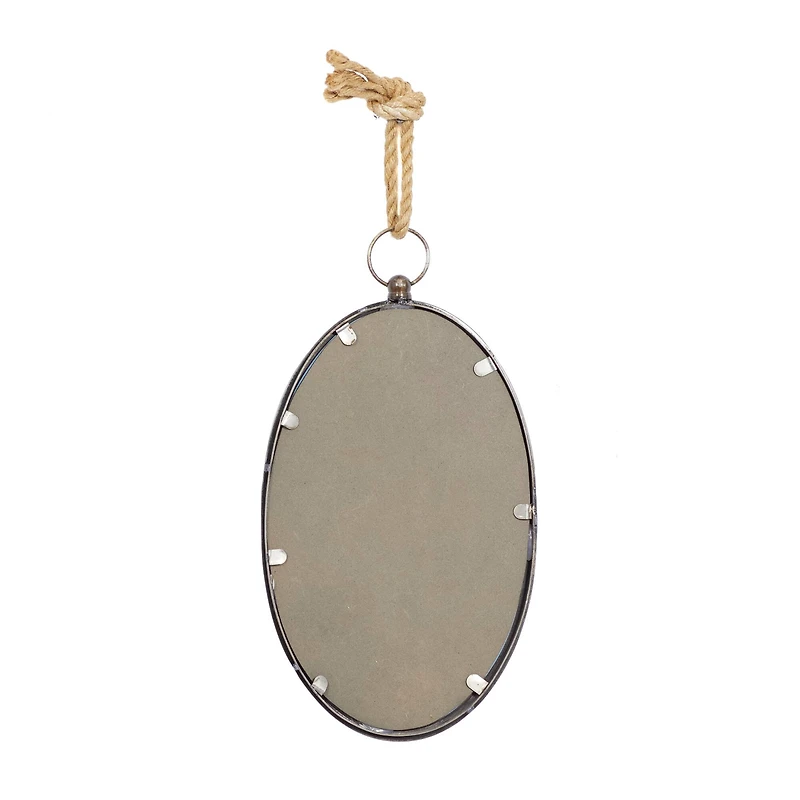 Gray Metal Glam Hanging Wall Mirrors, 5ct.