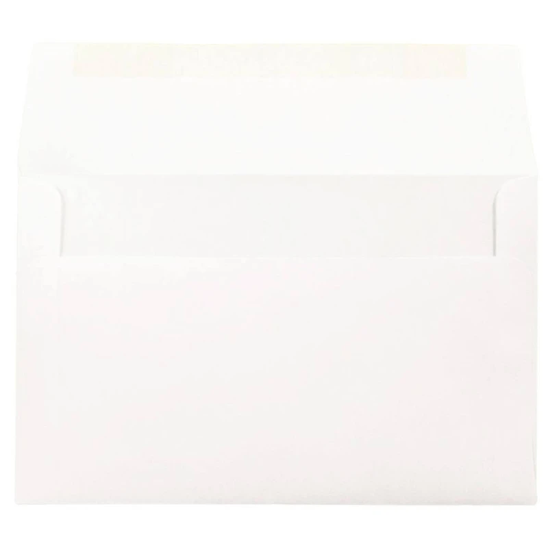 JAM Paper A10 Strathmore Ultimate White Woven Invitation Envelopes, 25ct.