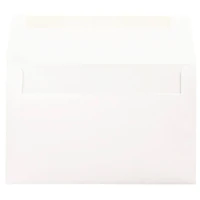 JAM Paper A10 Strathmore Ultimate White Woven Invitation Envelopes, 25ct.