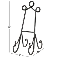 14" Black Metal Traditional Easel