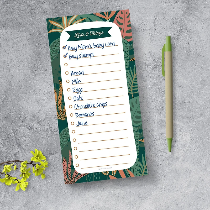 TF Publishing Enchanted Lists & Things Boho Magnet List Pad