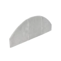 Hello Honey® NoSom Gray Upholstered Velvet Panel Arched Headboard