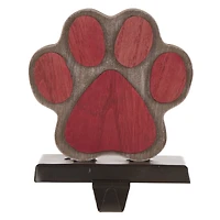 Glitzhome® Paw Print Christmas Stocking Holder Set