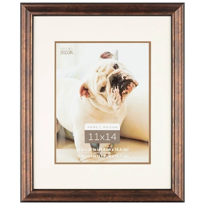 Home Bronze Frame with Mat by Studio Décor