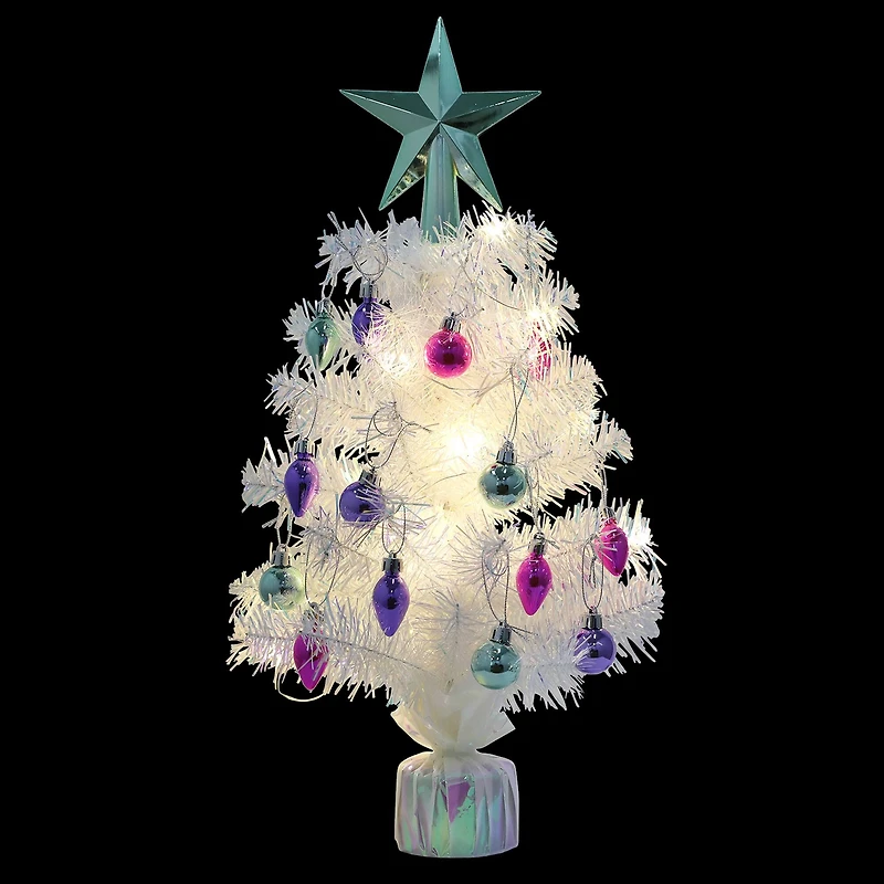 18" White Tinsel Tree Kit by Ashland®