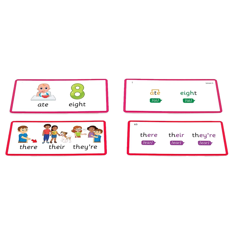 Junior Learning® Homophone Flashcards
