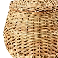 Hello Honey® Hand-Woven Wicker Baskets with Lids Set