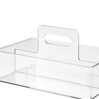 Clear Storage Caddy with Handle by Simply Tidy™