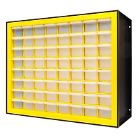 IRIS® Yellow & Black 64-Drawer Parts Cabinet