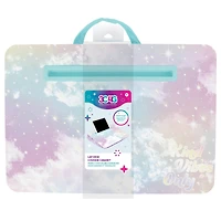 Make It Real™ 3C4G 12" x 17" Purple & Pastel Holowave Lap Desk