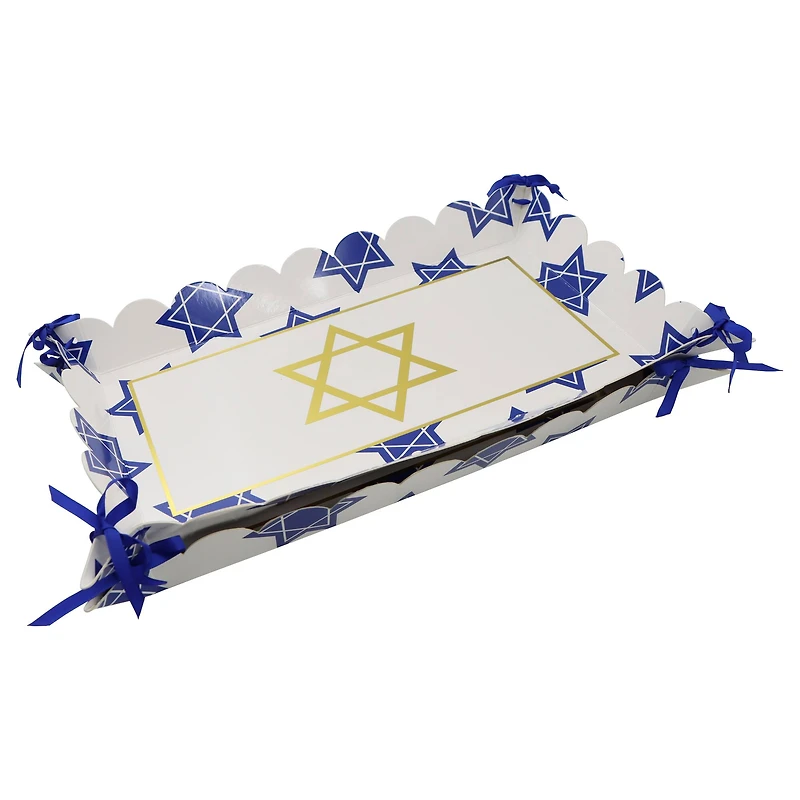 12.5" x 8" Star of David Paper Trays, 2ct. by Ashland®
