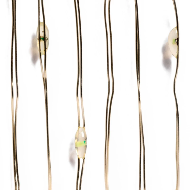 40ct. Turquoise Silver Wire LED String Lights by Ashland®